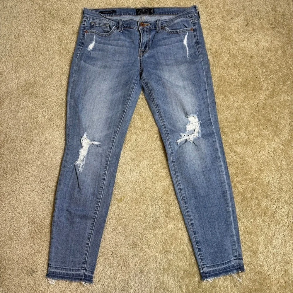 Lucky Brand‎ Jeans Size 6/28 Womens Charlie Skinny Blue Denim 33x29